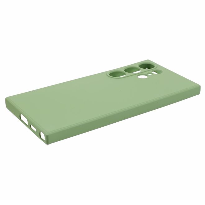 Samsung Galaxy S24 Ultra Hülle - Softcase TPU Series - grün