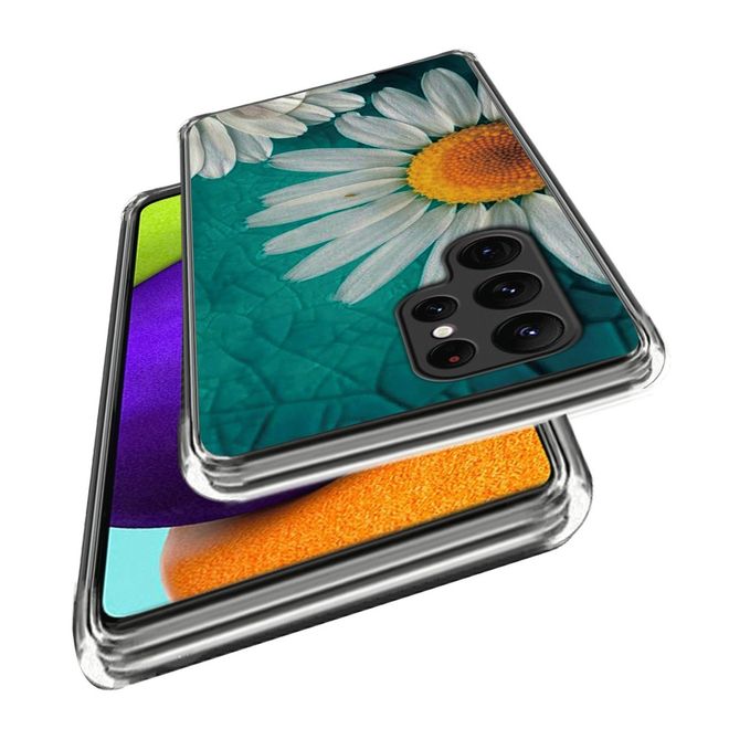 Samsung Galaxy S24 Ultra Handyhülle - Softcase Image TPU Series - Gänseblümchen