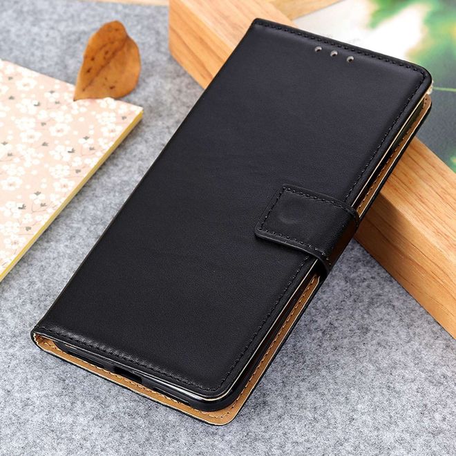 Samsung Galaxy A55 5G Handy Hülle - Classic II Leder Bookcover Series - schwarz