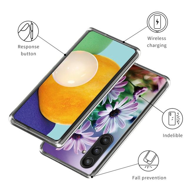 Samsung Galaxy S24+ Handyhülle - Softcase Image TPU Series - Blumen