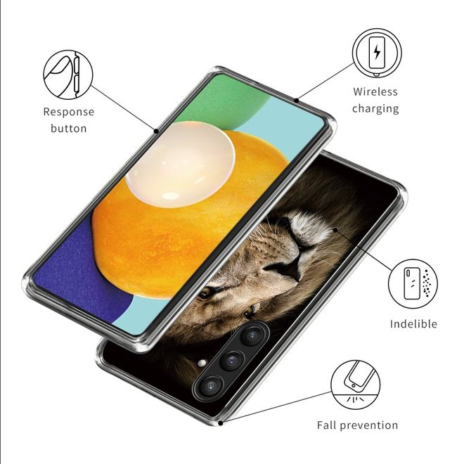 Samsung Galaxy S24 Handyhülle - Softcase Image TPU Series - Löwe