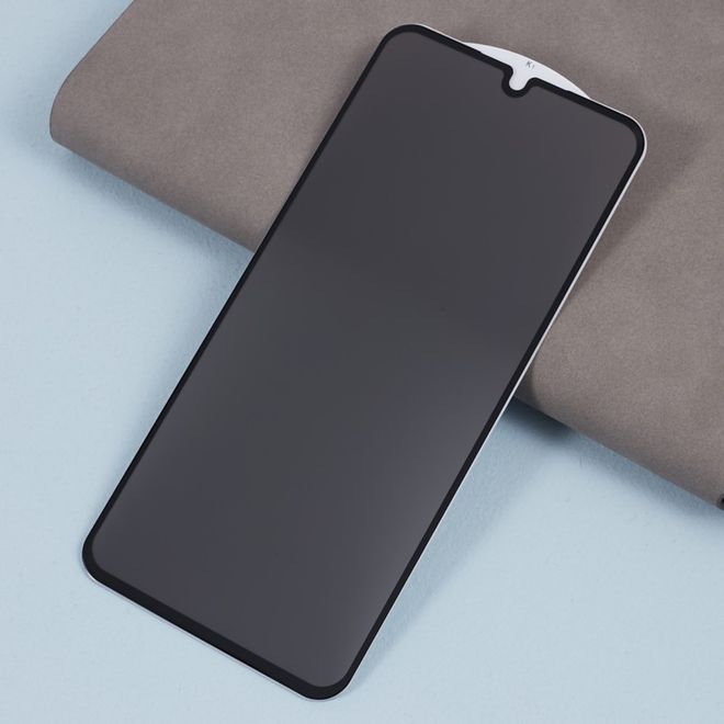 Samsung Galaxy A25 5G Schutzglas Displayschutz - Privacy Panzer Glas - schwarz