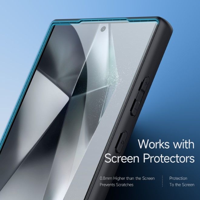 Dux Ducis - Samsung Galaxy S24 Ultra Hülle - Hardcase - MagSafe - mit Standfunktion - Aimo Mag Stand Series - schwarz