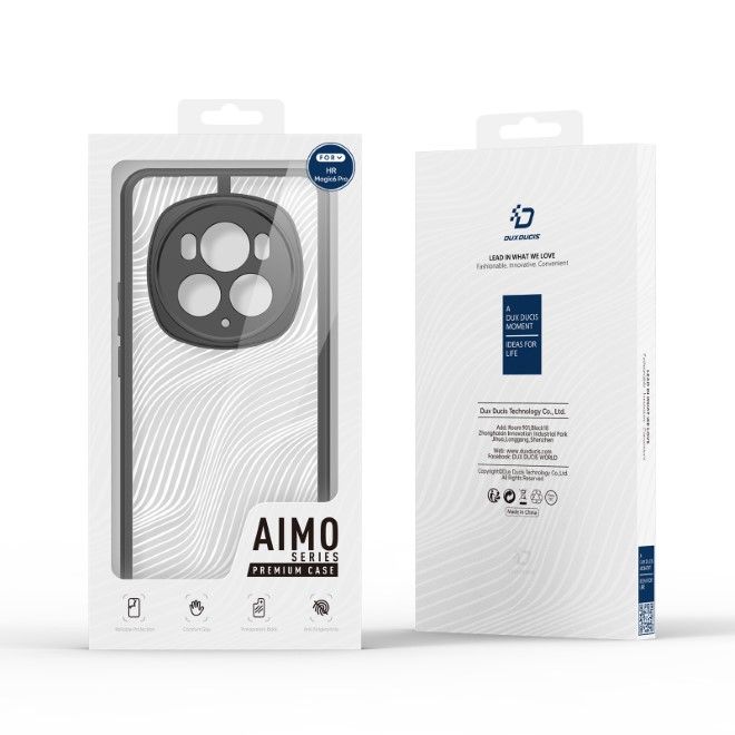 Dux Ducis - Honor Magic6 Pro Hülle - Hardcase - Aimo Series - schwarz