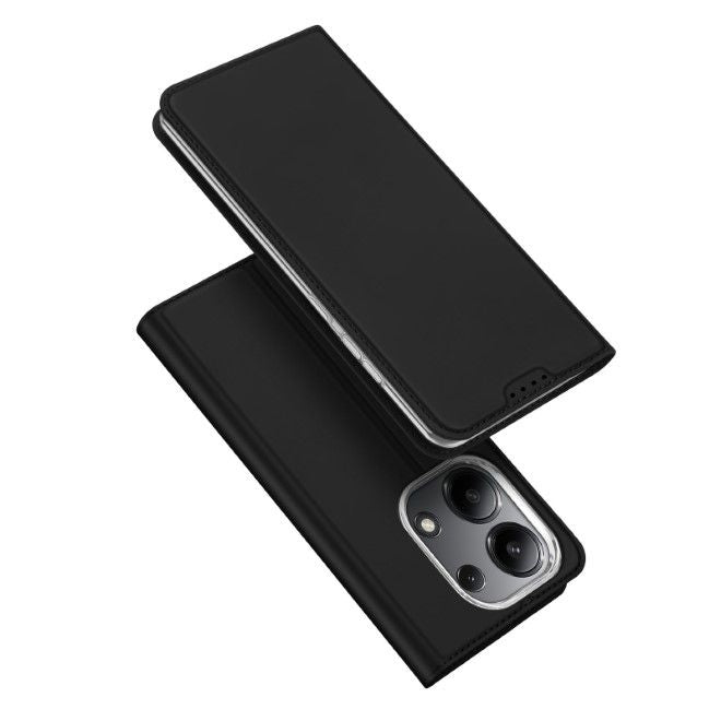 Dux Ducis - Xiaomi Redmi Note 13 4G Hülle - Handy Bookcover - Skin Pro Series - schwarz