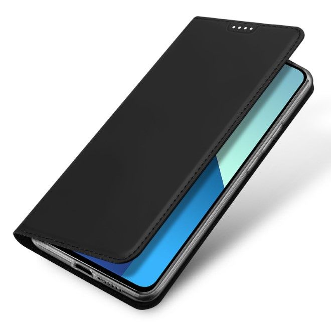Dux Ducis - Xiaomi Redmi Note 13 4G Hülle - Handy Bookcover - Skin Pro Series - schwarz