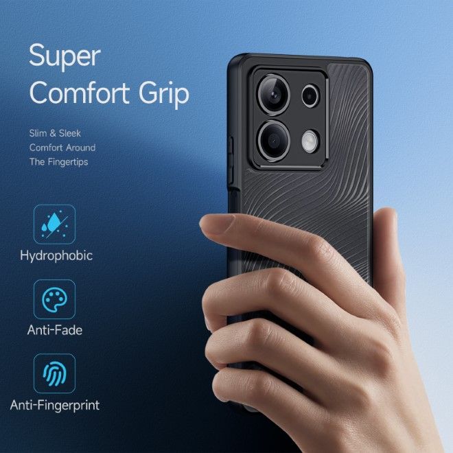 Dux Ducis - Xiaomi Redmi Note 13 5G Hülle - Hardcase - Aimo Series - schwarz