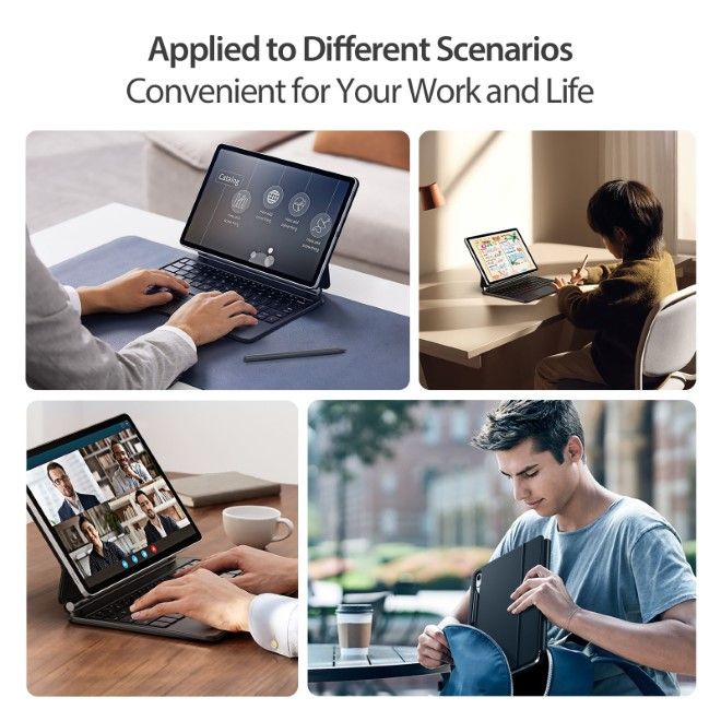 Dux Ducis - Samsung Galaxy Tab S9 / S8 / S7 Tastatur Hülle - Keyboard Case - MK Series - schwarz