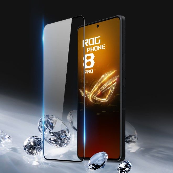 Dux Ducis - Asus ROG Phone 8 / 8 Pro Schutzglas Displayschutz - 10D-O Series - schwarz