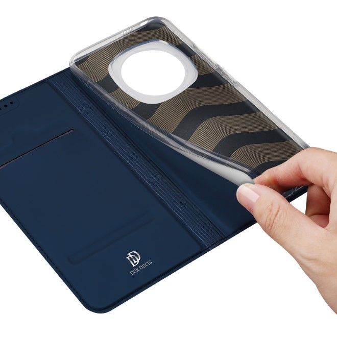 Dux Ducis - Honor Magic6 Hülle - Handy Bookcover - Skin Pro Series - blau
