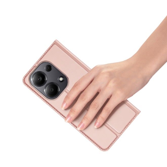 Dux Ducis - Xiaomi Redmi Note 13 Pro 4G / Poco M6 Pro 4G Hülle - Handy Bookcover - Skin Pro Series - rosa