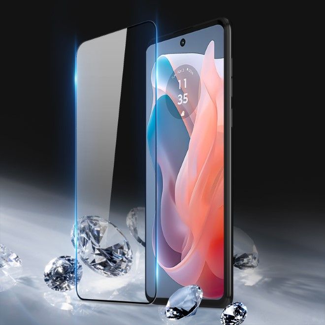 Dux Ducis - Motorola Moto G04 Schutzglas Displayschutz - 10D-O Series - schwarz