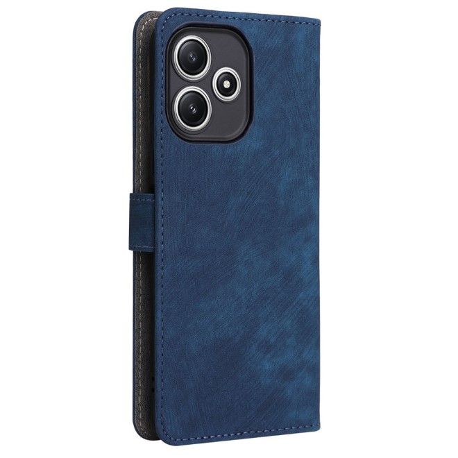 Xiaomi Poco M6 Pro 5G / Redmi 12 5G / Note 12R 5G Handy Hülle - Classic II Leder Bookcover Series - blau