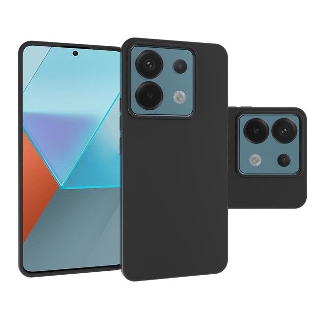 Xiaomi Redmi Note 13 Pro 5G / Poco X6 5G Hülle - Softcase TPU Series - schwarz