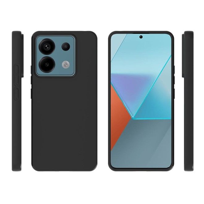 Xiaomi Redmi Note 13 Pro 5G / Poco X6 5G Hülle - Softcase TPU Series - schwarz