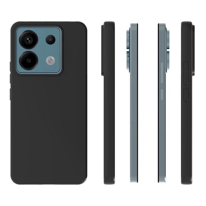Xiaomi Redmi Note 13 Pro 5G / Poco X6 5G Hülle - Softcase TPU Series - schwarz