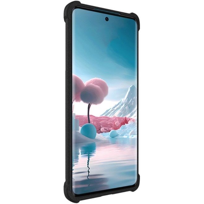 Imak - Motorola Edge 40 Neo Hülle - Robustes Softcase - schwarz