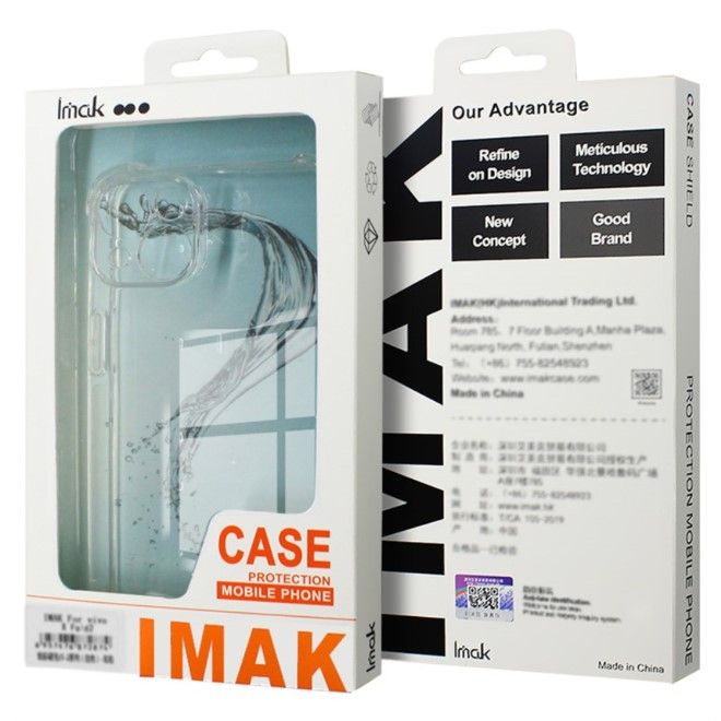 Imak - Honor Magic6 Lite Hülle - Robustes Softcase - transparent