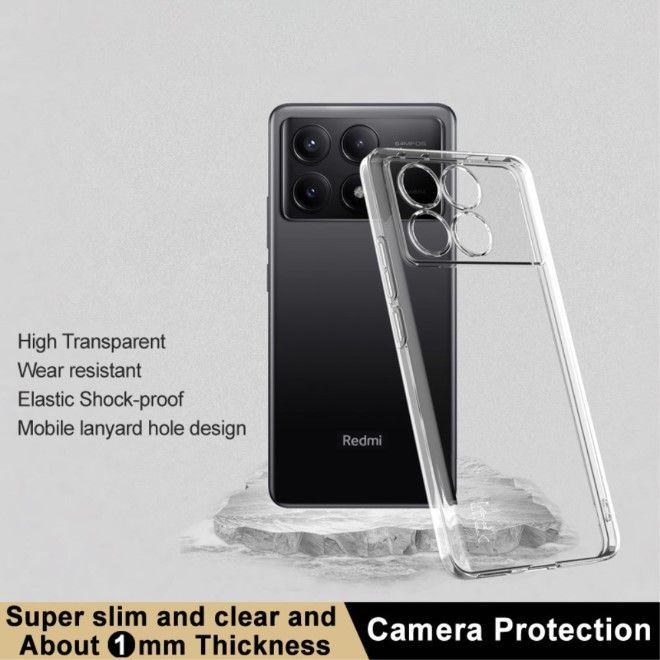 Imak - Xiaomi Poco X6 Pro 5G Hülle - Softcase aus TPU - UX-5 Series - transparent