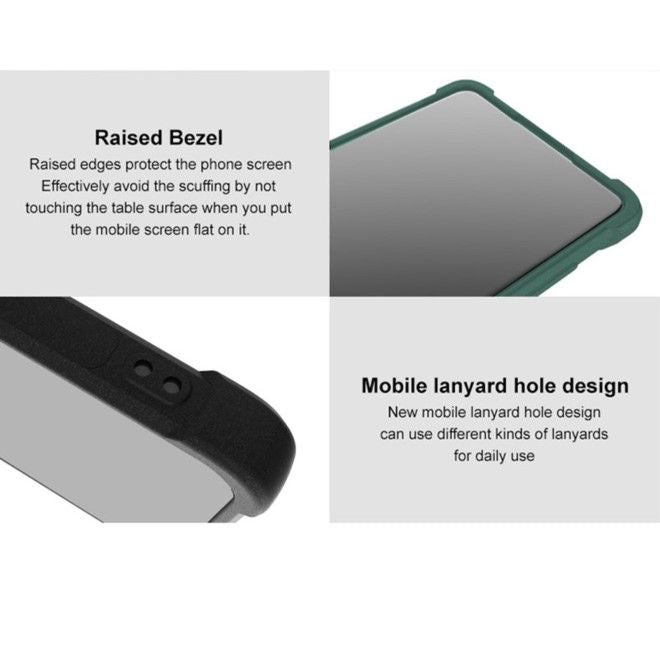 Imak - OnePlus 12 Hülle - Robustes Softcase - schwarz