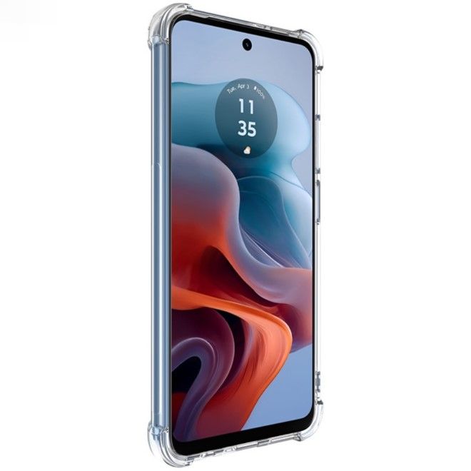 Imak - Motorola Moto G34 5G Hülle - Robustes Softcase - transparent