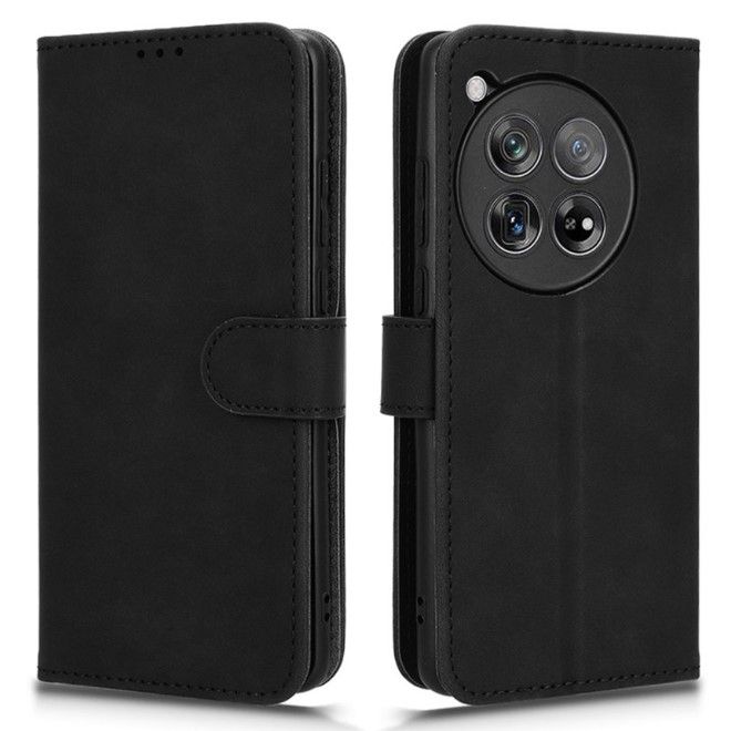 OnePlus 12R / Ace 3 5G Handy Hülle - Classic II Leder Bookcover Series - schwarz