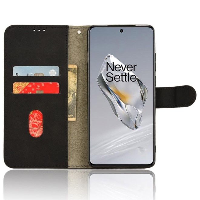 OnePlus 12R / Ace 3 5G Handy Hülle - Classic II Leder Bookcover Series - schwarz