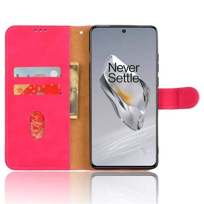 OnePlus 12R / Ace 3 5G Handy Hülle - Classic II Leder Bookcover Series - rosa