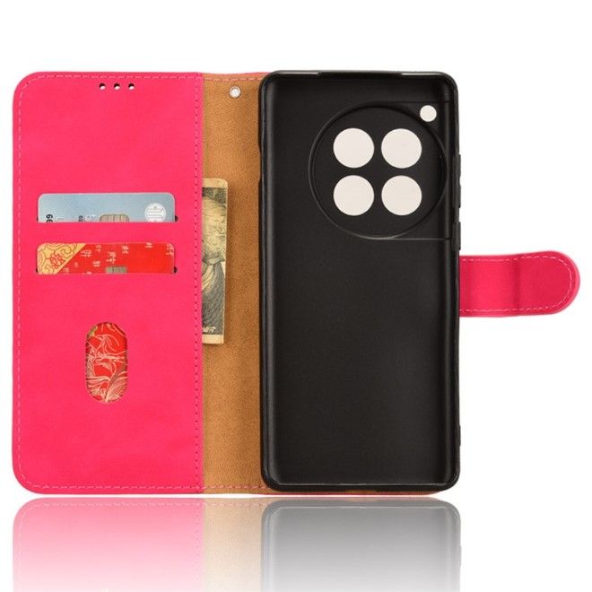 OnePlus 12R / Ace 3 5G Handy Hülle - Classic II Leder Bookcover Series - rosa