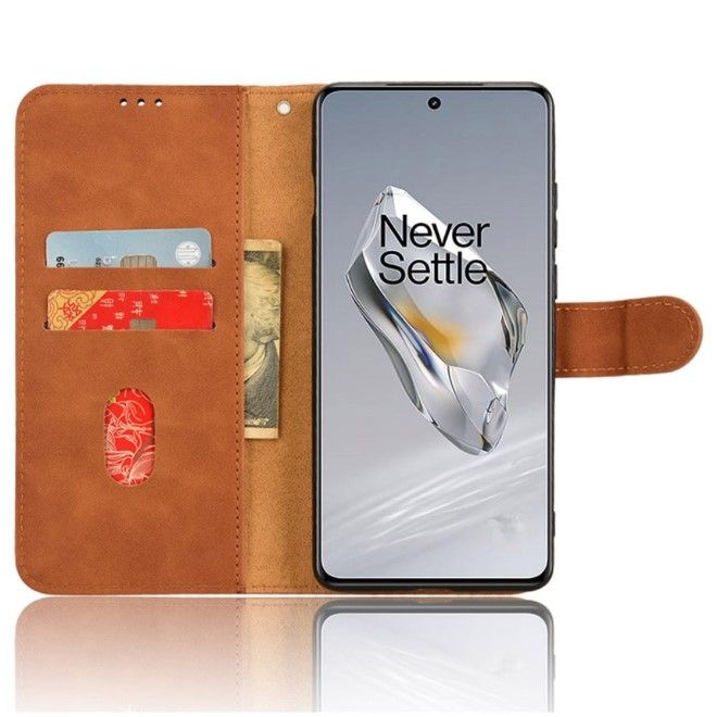OnePlus 12R / Ace 3 5G Handy Hülle - Classic II Leder Bookcover Series - braun
