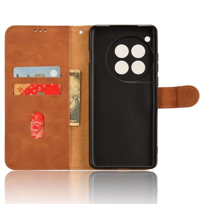 OnePlus 12R / Ace 3 5G Handy Hülle - Classic II Leder Bookcover Series - braun