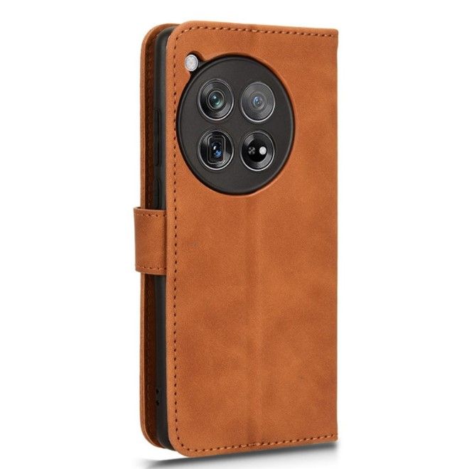 OnePlus 12R / Ace 3 5G Handy Hülle - Classic II Leder Bookcover Series - braun