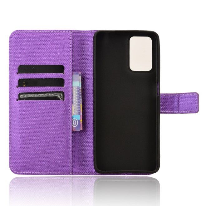 Motorola Moto G04 4G / G24 Power Handy Hülle - Classic II Leder Bookcover Series - purpur