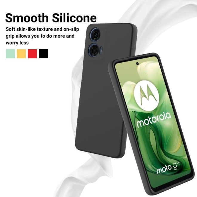 Motorola Moto G04 4G / G24 4G Hülle - Softcase TPU Series - schwarz