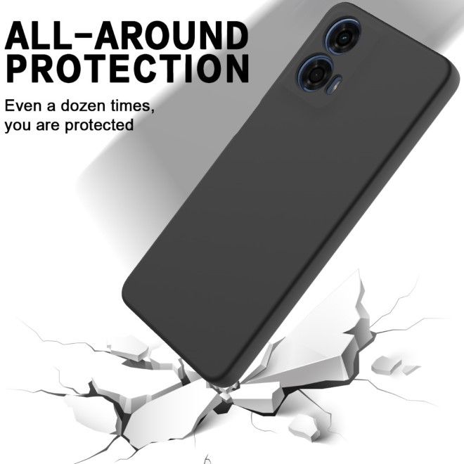 Motorola Moto G04 4G / G24 4G Hülle - Softcase TPU Series - schwarz
