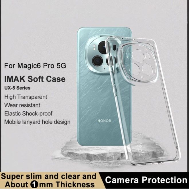 Imak - Honor Magic6 Pro Hülle - Softcase aus TPU - UX-5 Series - transparent