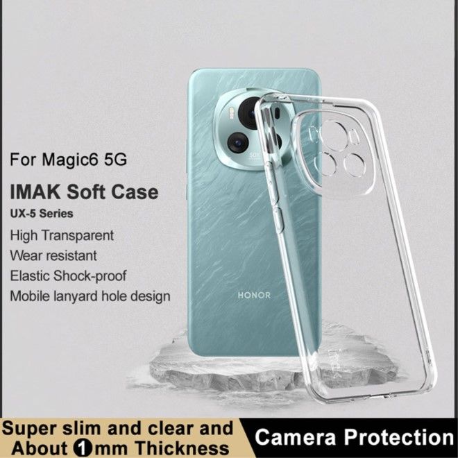 Imak - Honor Magic6 Hülle - Softcase aus TPU - UX-5 Series - transparent