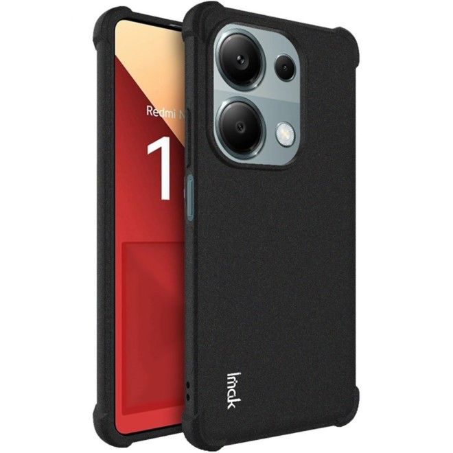 Imak - Xiaomi Redmi Note 13 Pro 4G / Poco M6 Pro 4G Hülle - Robustes Softcase - schwarz