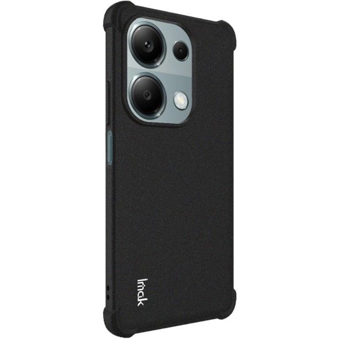 Imak - Xiaomi Redmi Note 13 Pro 4G / Poco M6 Pro 4G Hülle - Robustes Softcase - schwarz