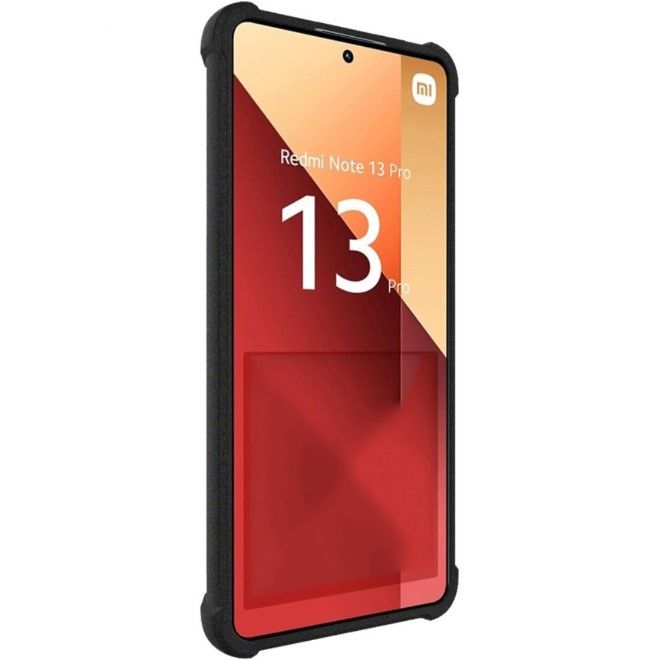 Imak - Xiaomi Redmi Note 13 Pro 4G / Poco M6 Pro 4G Hülle - Robustes Softcase - schwarz