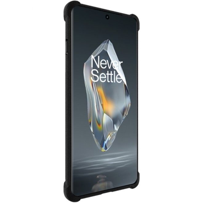 Imak - OnePlus 12R / Ace 3 5G Hülle - Robustes Softcase - schwarz