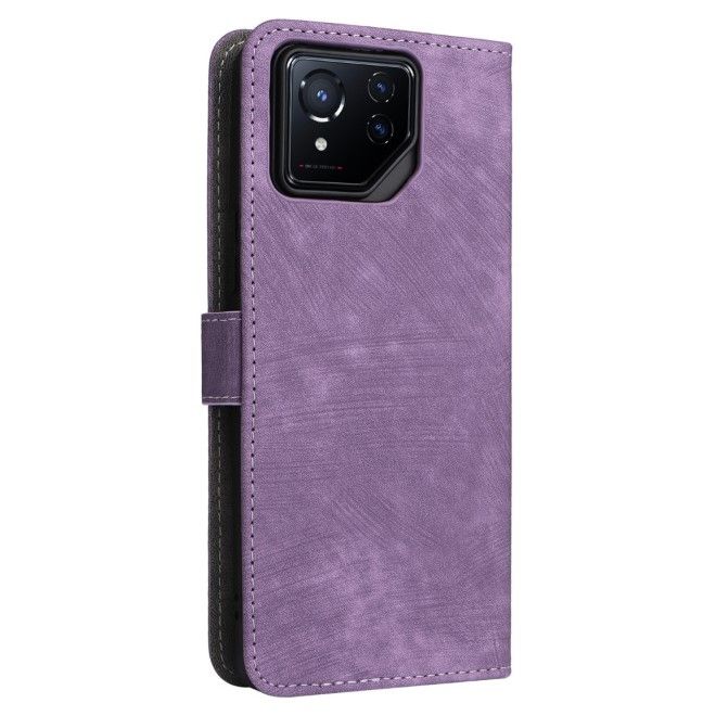 Asus ROG Phone 8 / 8 Pro Handy Hülle - Classic II Leder Bookcover Series - purpur