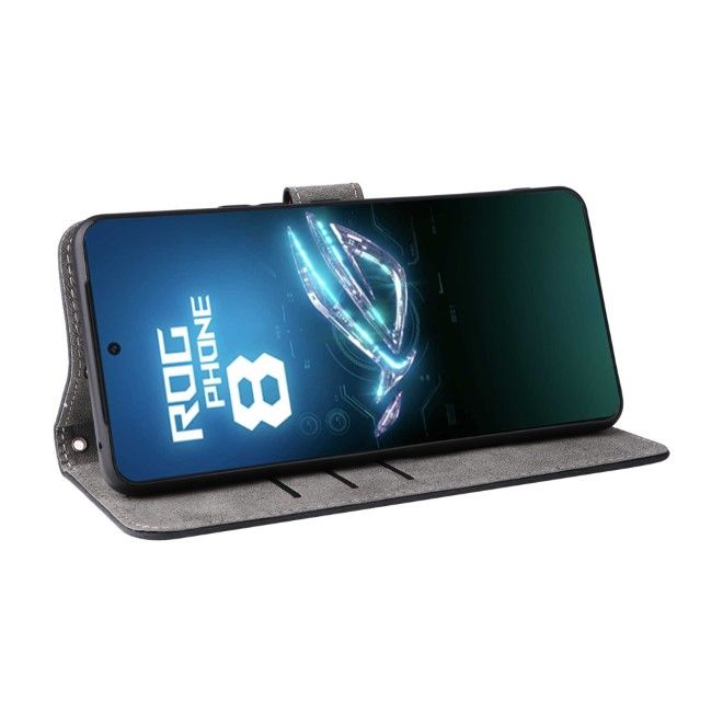Asus ROG Phone 8 / 8 Pro Handy Hülle - Classic II Leder Bookcover Series - schwarz