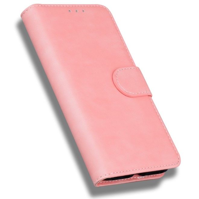 Motorola Moto G34 5G Handy Hülle - Classic II Leder Bookcover Series - pink