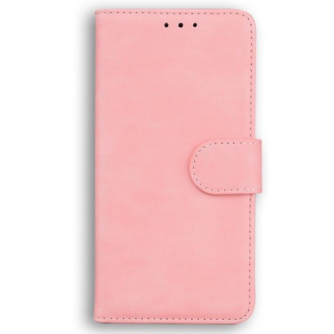 Motorola Moto G34 5G Handy Hülle - Classic II Leder Bookcover Series - pink