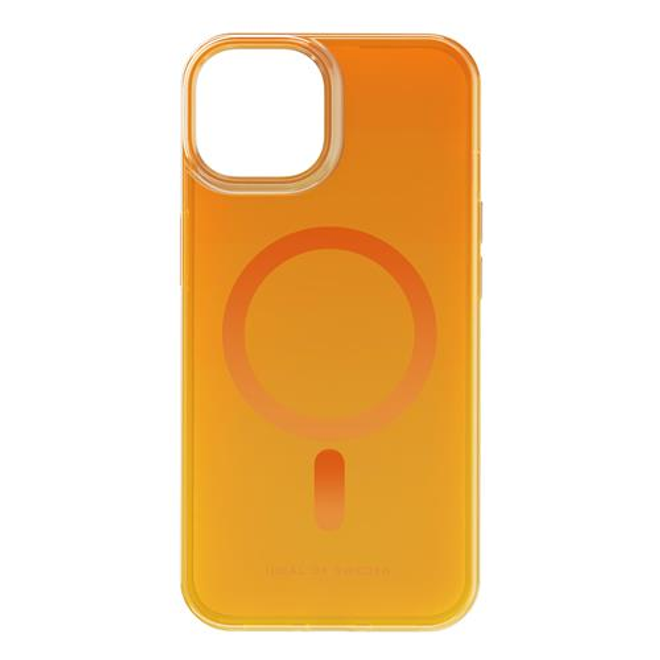 iDeal of Sweden - iPhone 13 / iPhone 14 Hülle - Designer Case - MagSafe kompatibel - Orange Spritz clear