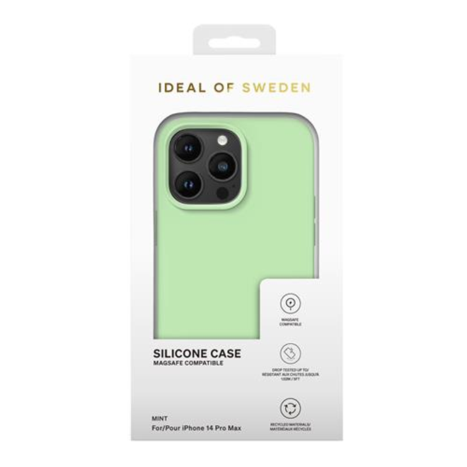 iDeal of Sweden - iPhone 14 Pro Max Hülle - Designer Silicone Cover - MagSafe kompatibel - Mint