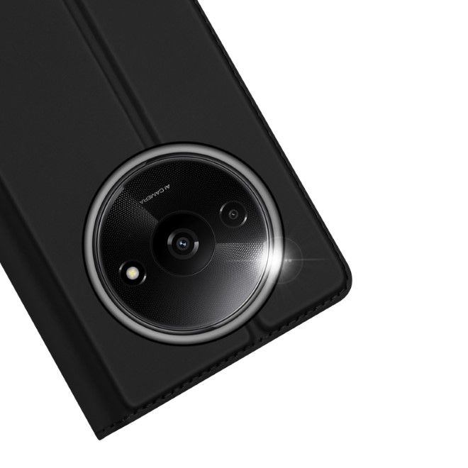 Dux Ducis - Xiaomi Redmi A3 Hülle - Handy Bookcover - Skin Pro Series - schwarz