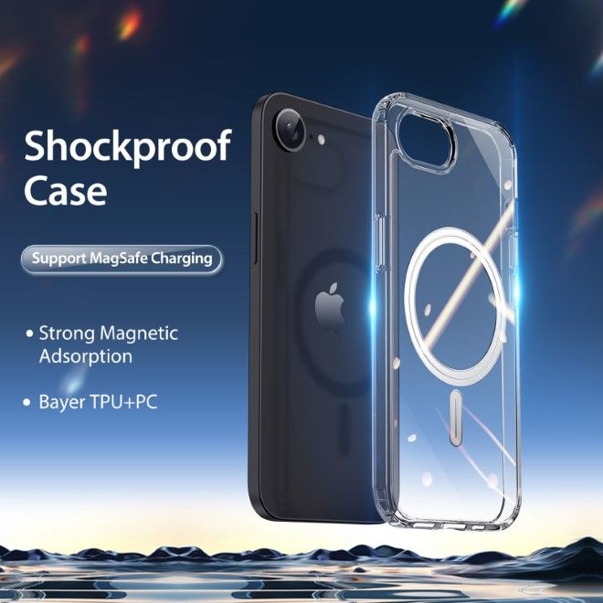 Dux Ducis - iPhone 16e Hülle - Clin MagSafe Series - transparent