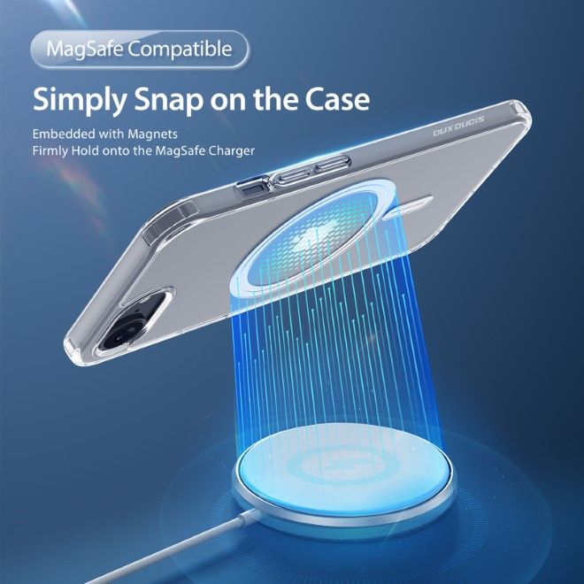 Dux Ducis - iPhone 16e Hülle - Clin MagSafe Series - transparent